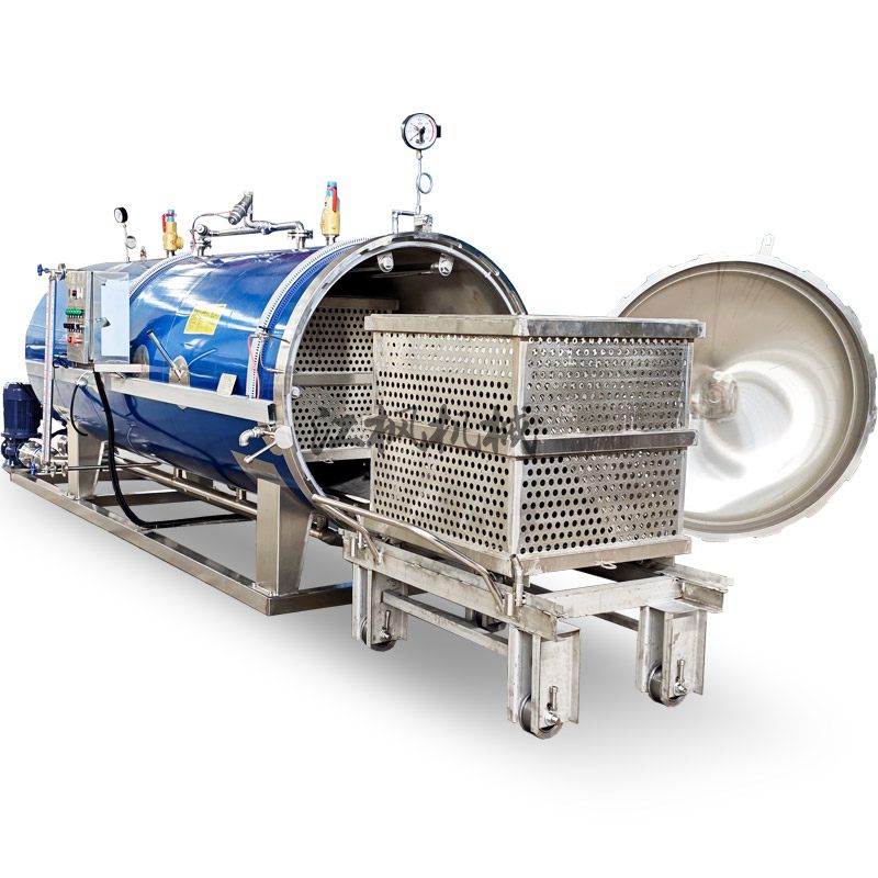 单层卧式蒸汽杀菌锅